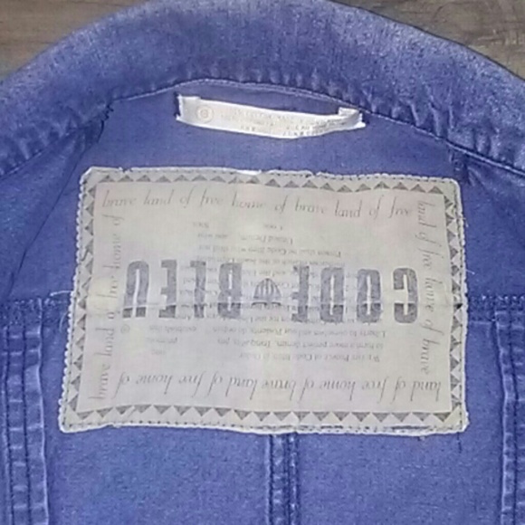Code Bleu denim jean jacket size S - Picture 3 of 8